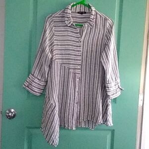 BOHO CHIC 100% LINEN SZ M